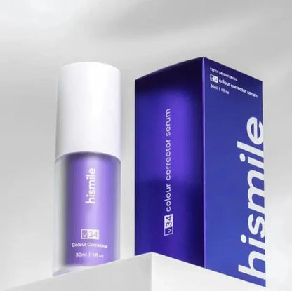 Hismile V34 Colour Corrector Serum – Purple Teeth Whitening Serum for Instant Bright Smile & Stain Removal