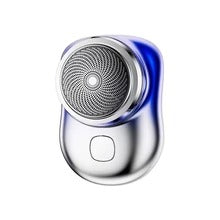 Mini Electric Travel Shaver for Men – Pocket Size Rechargeable Cordless Beard Trimmer, Washable & Painless Razor